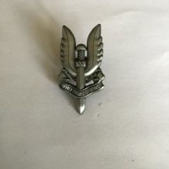 British Army Special Air Service (SAS Who Dares Wins) metal pin badge