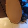 Oval Wood Frame Mirroe.  Size " 38" x 19". Image 3