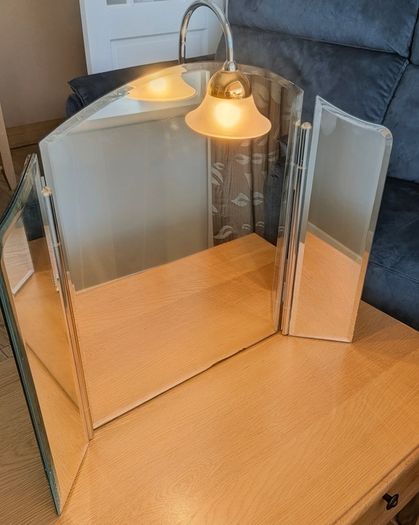 Vintage Ferrara Tri-Fold Dressing Table Mirror