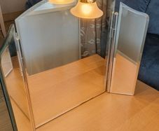 Vintage Ferrara Tri-Fold Dressing Table Mirror