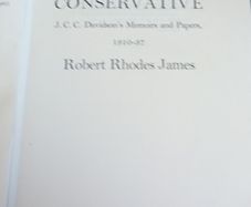 Memoirs Of A Consevative  1910 1937
