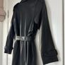 zara leather trench coat Image 4