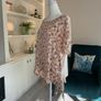 Ladies Pink and Brown Leopard-print Short-sleeve Blouse from Dunnes Stores Image 10