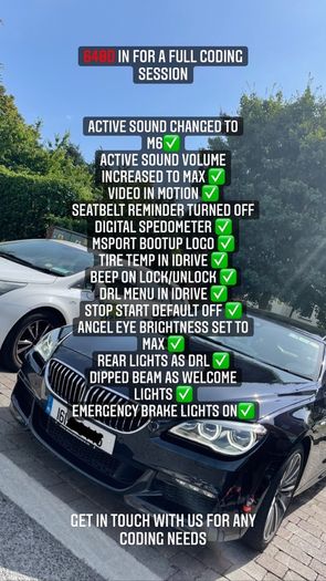 Hidden Feature Unlocking - Coding - Bmw - MINI - Audi Vw Seat Skoda