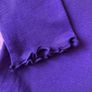 Brand new Girl's Purple Long Sleeve Ribbed Roll Neck Top Image 3