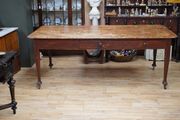 Large Antique Pine Farmhouse Table