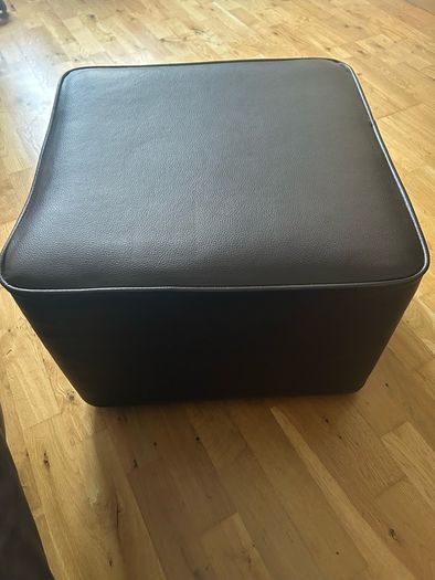 Brown Leather 2 Seater Sofa