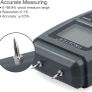 Moisture Meter Damp Meter RZMT-10 MD Digital Wood Moisture Meter Handheld Moisture Tester Detector Humidity Measuring with HD LCD for Wood Firewood Cardboard Paper (Range 0-99.9%) Image 9