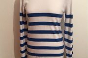 Savida Ladies Blue &amp; White striped Jumper size 10 includes postage