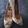 Shoe/Shoes and Matching Bag .. Both Cream Satin .. Price Drop Image 10