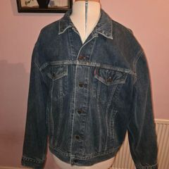 1992 Vintage Levi's Classic Jean Denim Trucker Button Up Jacket -XL size