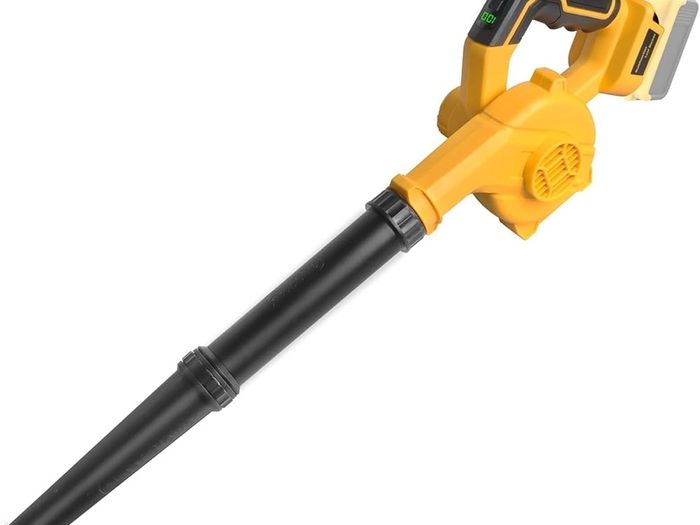 Cordless Leaf Blower Compatible with DeWalt 18V DCB180-201 Batteries (Tool Only, without Battery or Charger, 18,500 RPM, 3.5 m min, Screen, 1.55 kg