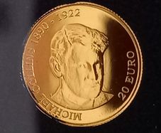 RARE Ireland Double Set Gold & Silver Proof Coin Set 2012. Michael Collins. 90th. Anniversary