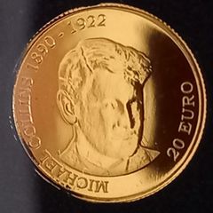RARE Ireland Double Set Gold & Silver Proof Coin Set 2012. Michael Collins. 90th. Anniversary