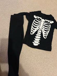 Skeleton suit age 2-4