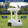 Portable Sink, Camping Sink 30L Water Capacity Outdoor Sink, Portable Hand Wash Station, Towel Holder & Soap Dispenser, For Outdoor Events, Gatherings, Worksite,  Camping Image 6
