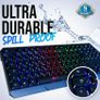 Chroma Gaming Keyboard UK Layout + Slim, Durable, Ergonomic, Quiet, Water Resistant, Silent Keys, USB + Wired Backlit Keyboard for Laptop PC Mac Gamer PS4 keyboard + NEW VERSION + Black  O5wt Image 6