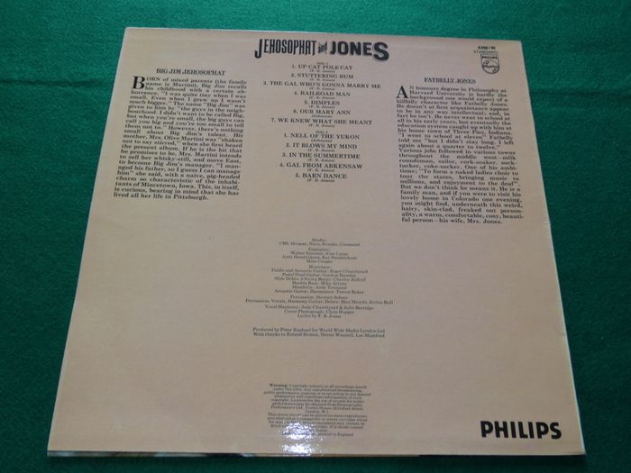 Brilliant The Two Ronnies Jehosophat And Jones Uk Pressing 1973 Lp
