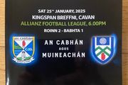 2025 Cavan v Monaghan - GAA Allianz Football League Programme