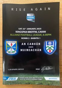 2025 Cavan v Monaghan - GAA Allianz Football League Programme