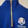 Ryder Cup Team Europe. Official Ryder Cup Merch From Triumph Over USA At Gleneagles In 2014. Mens Quarter Zip Top. Image 4