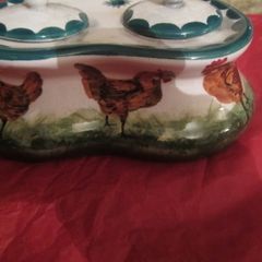 RARE vintage WEMYSS ink well