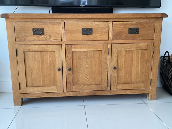 Dining table and sideboard