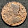 1738 Britannia George ll half Penny coin Image 2