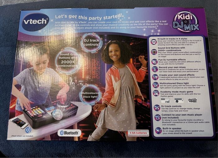 Vtech Kidi DJ Mix is a 10-in-1 children's DJ mixer