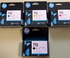 HP 712 printer ink bundle