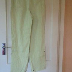 Designer Khaki Linen Trousers for Sale