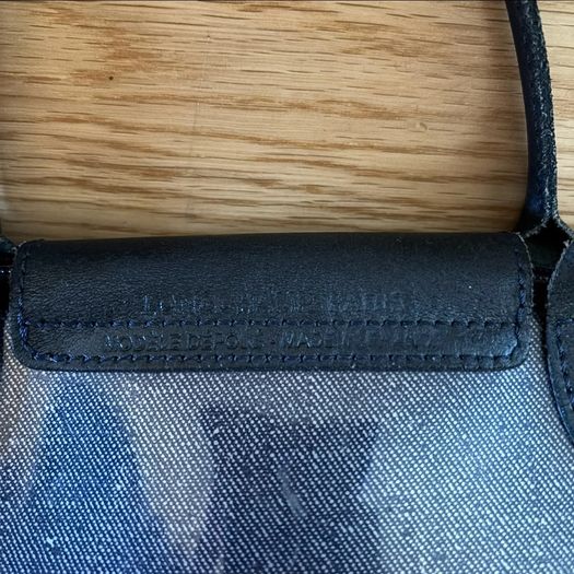 Longchamp le pliage small navy handbag