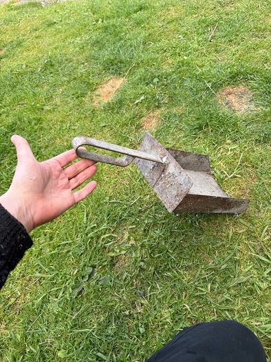 Old coal shovel