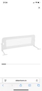 Double barrier - both sides of the bed white
