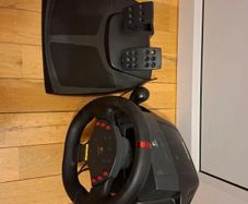Logitech MOMO steering wheel, force feedback