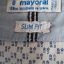 Mayoral white with blue design shirt age 8 Image 3