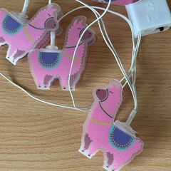 Toy llama fairy lights as new
