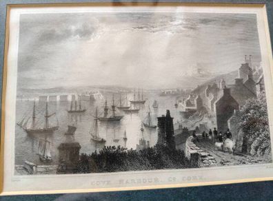 Framed Picture of Cove Harbour