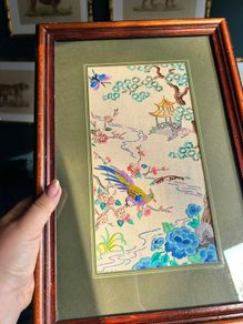 vintage chinese embroidery art