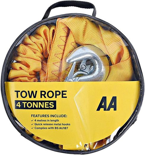 Strap-Style Towing Belt For Car Breakdowns Other Vehicles Up To 4 Tonnes