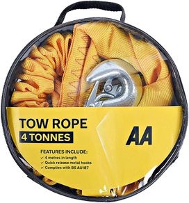 Strap-Style Towing Belt For Car Breakdowns Other Vehicles Up To 4 Tonnes