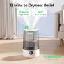 Homvana 3.6L Cool Mist Humidifier - Silent, Long-Lasting, and Safe for Baby and Home Image 5
