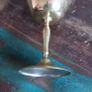 vintage metal goblet Image 2