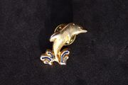 Vintage Dolphin Pin Badge