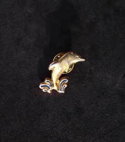 Vintage Dolphin Pin Badge