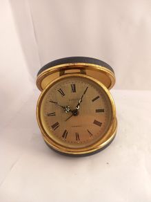 Clock mechanical The high German quality Travel Alarm Clock, 2 jewels, by EUROPA, made in Germany great gift present