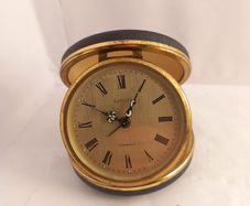 Clock mechanical The high German quality Travel Alarm Clock, 2 jewels, by EUROPA, made in Germany great gift present