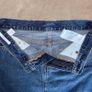 Calvin Klein Classic Mid-Blue Denim Mini Skirt UK 8/10/W26 Image 4