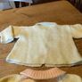 Baby Handkitted cardigans, one pink and yellow. And one plain yellow. New never worn. Image 4