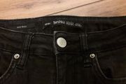 Bershka black high waisted denim jeans size uk6